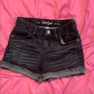 Like New Jean Shorts with distress ends!